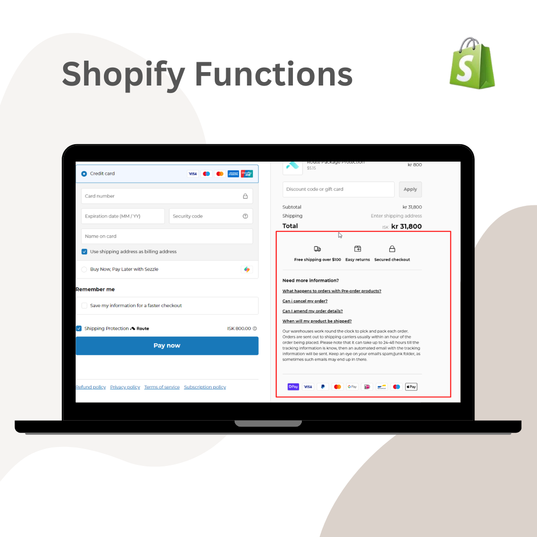 Shopify functions